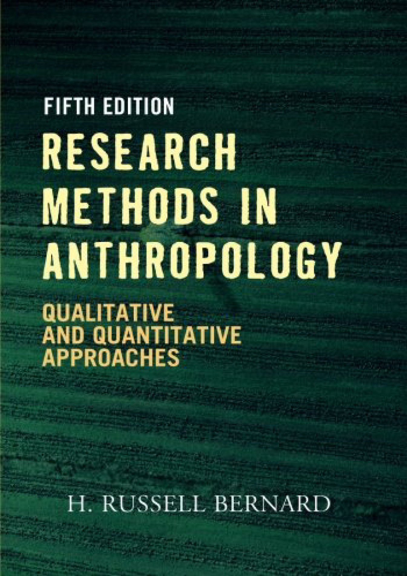 qualitative and quantitative research methods in anthropology