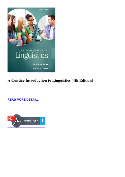 e-Book - EBOOK A Concise Introduction to Linguistics 4th Edition - Page ...
