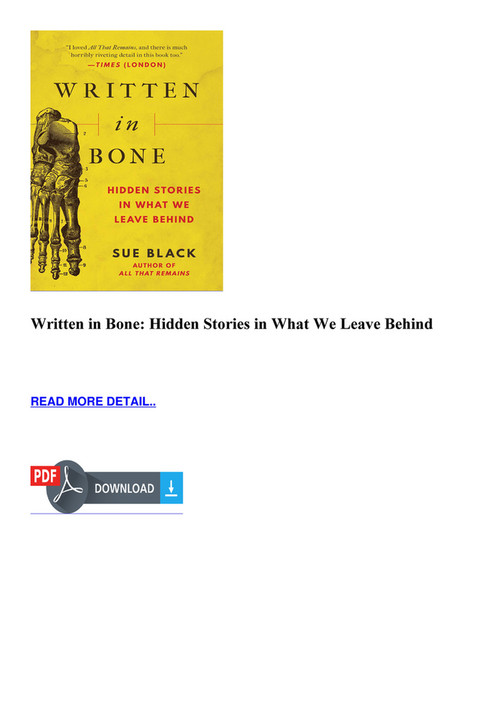 Rico - READ Written in Bone Hidden Stories in What We Leave Behind ...