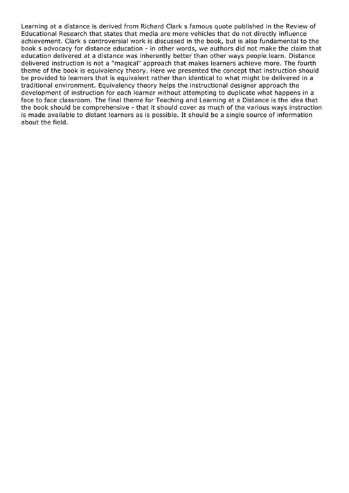 Allen - DOWNLAD PDF Teaching and Learning at a Distance Foundations of ...