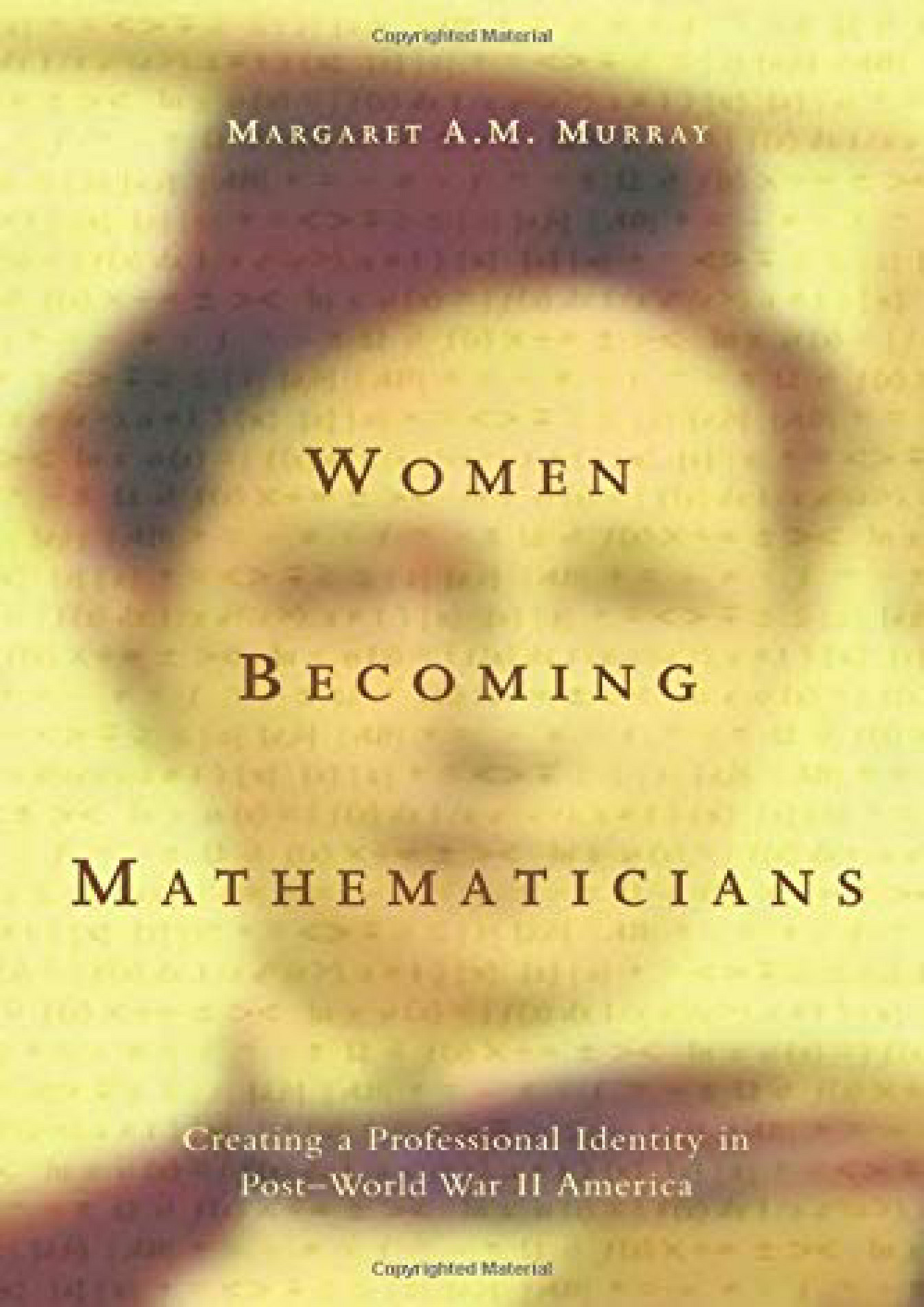Mclellan Read Women Becoming Mathematicians Creating A Professional Identity In Post World War