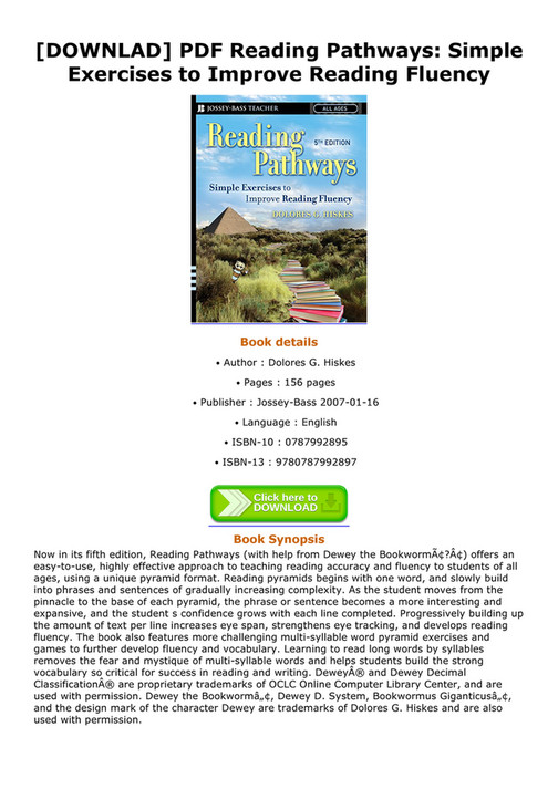 Horacio - DOWNLAD PDF Reading Pathways Simple Exercises to Improve ...