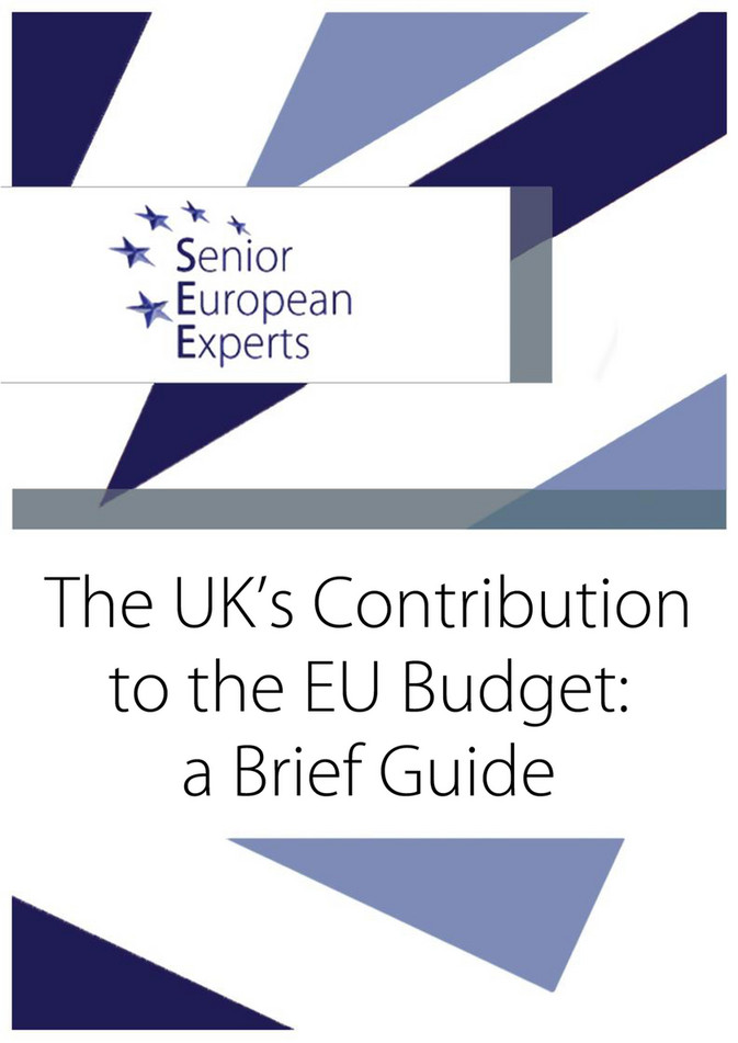 SEE Briefings - The UK’s Contribution to the EU Budget: A Brief Guide ...