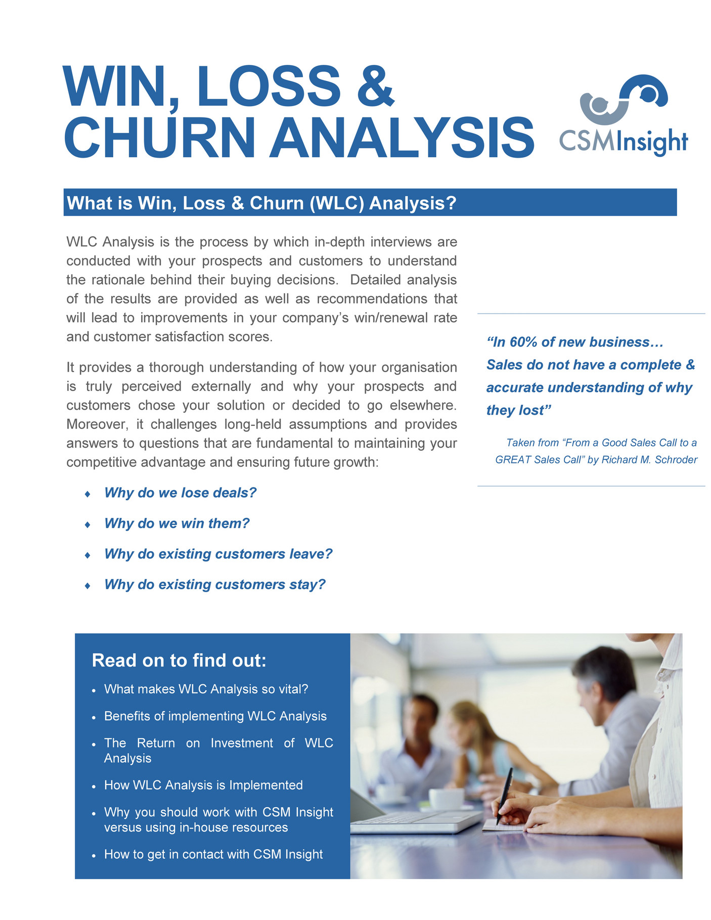 CSM Insight - Guide to Win, Loss & Churn Analysis from CSM Insight ...