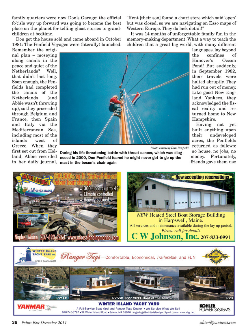 Points East Magazine Points East Magazine December 2011 Page