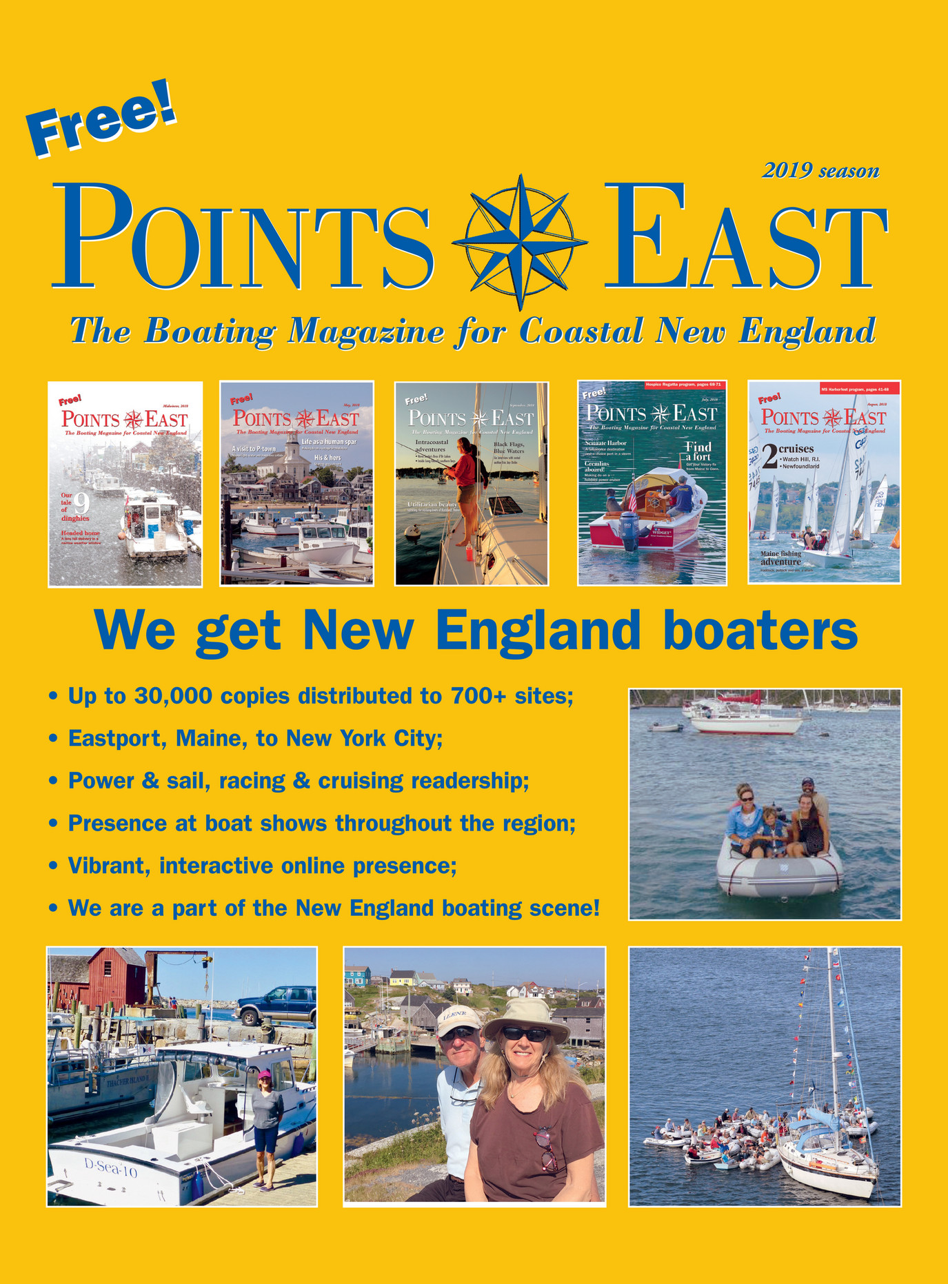 Points East Magazine Points East 2019 Media Kit Page 1 Created