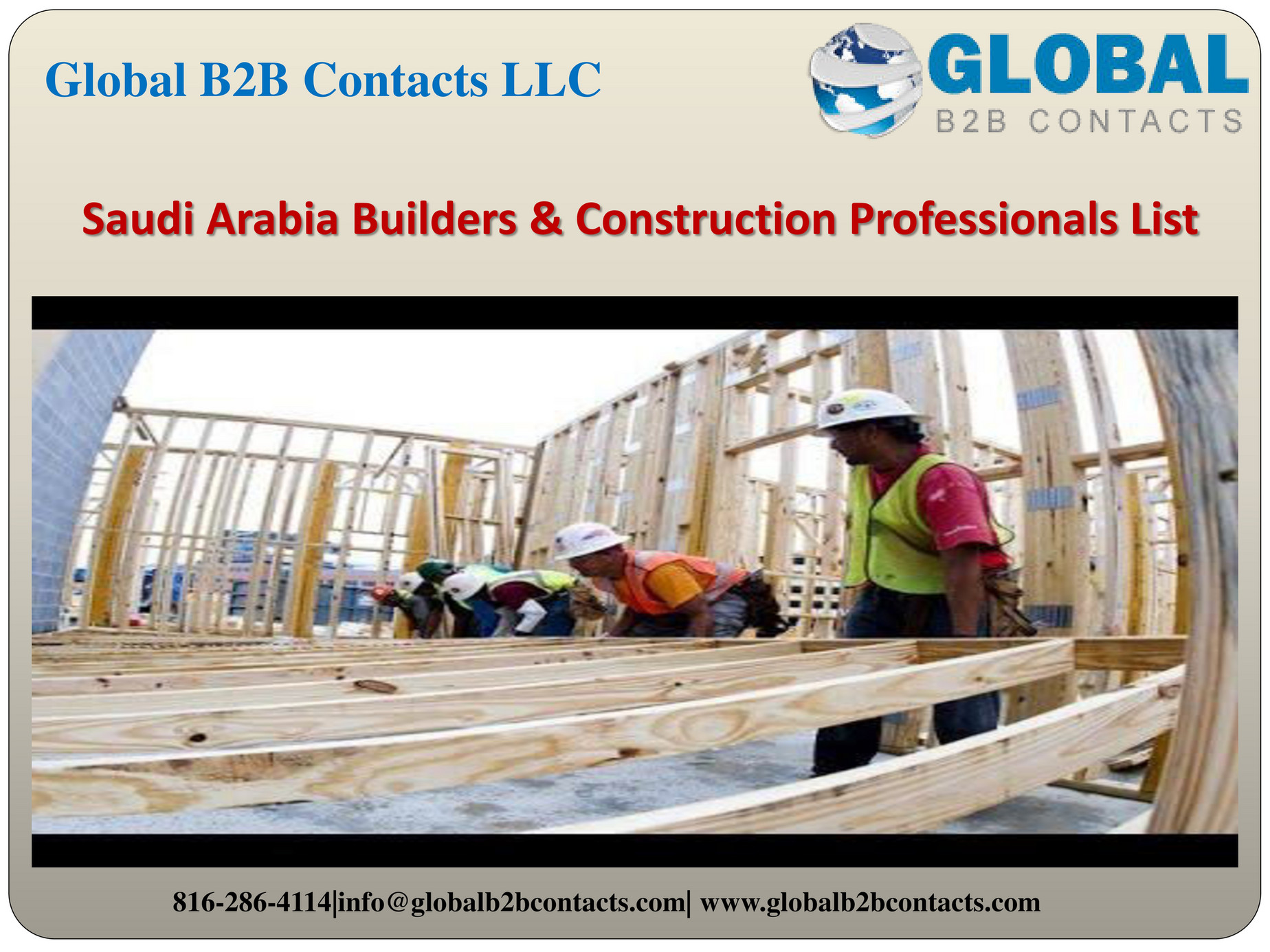 Globalb2bcontacts.LLC - Saudi Arabia Builders & Construction