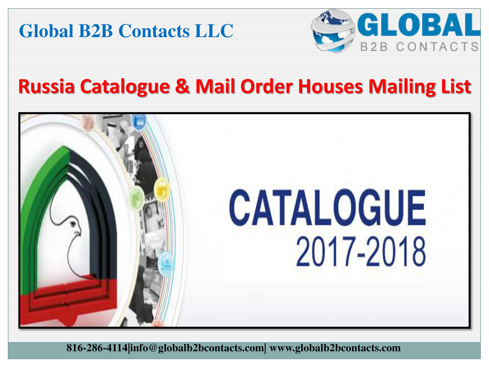 Globalb2bcontacts.LLC Russia Catalogue & Mail Order Houses Mailing