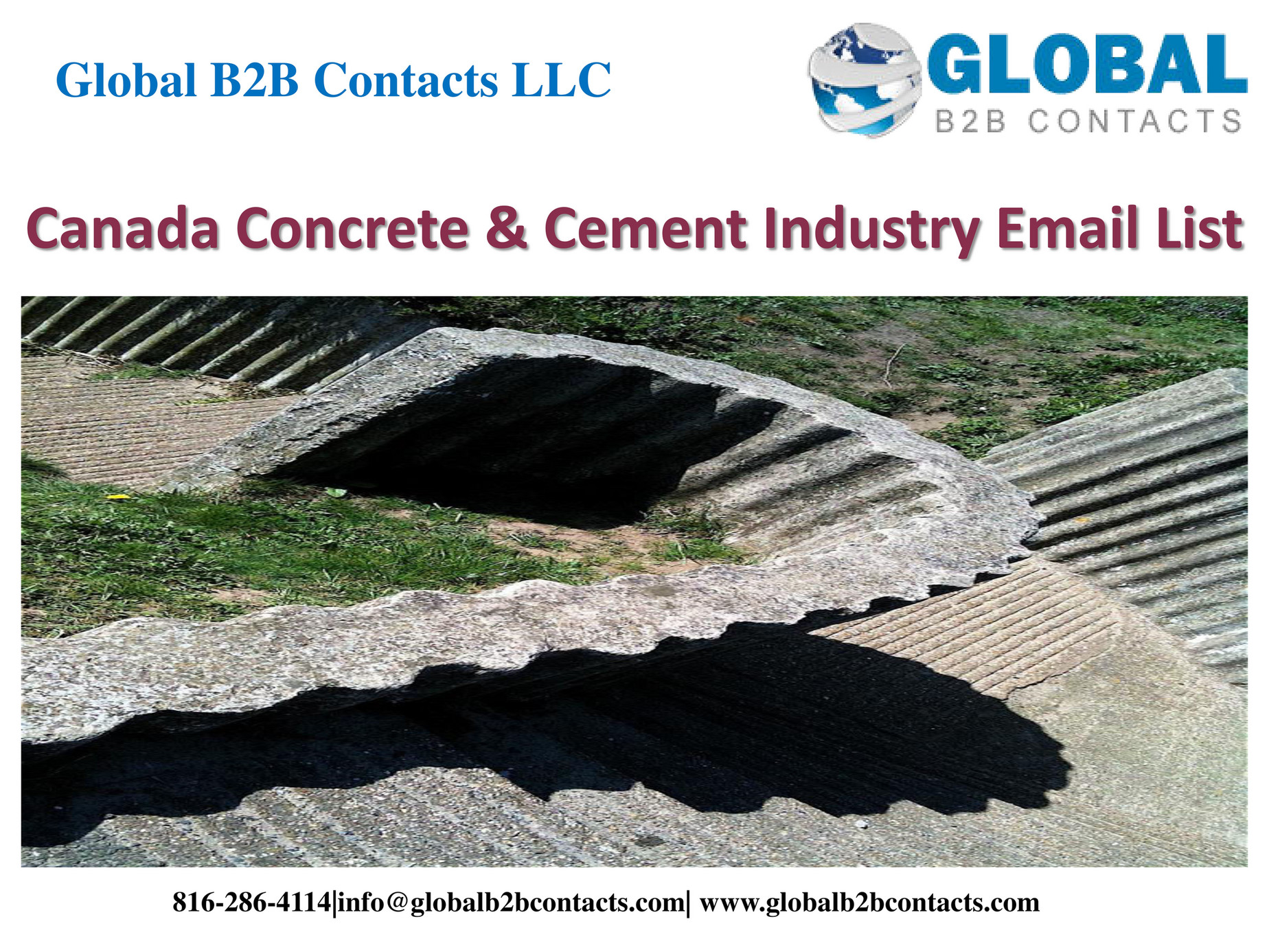 Globalb2bcontacts.LLC Canada Concrete & Cement Industry Email List
