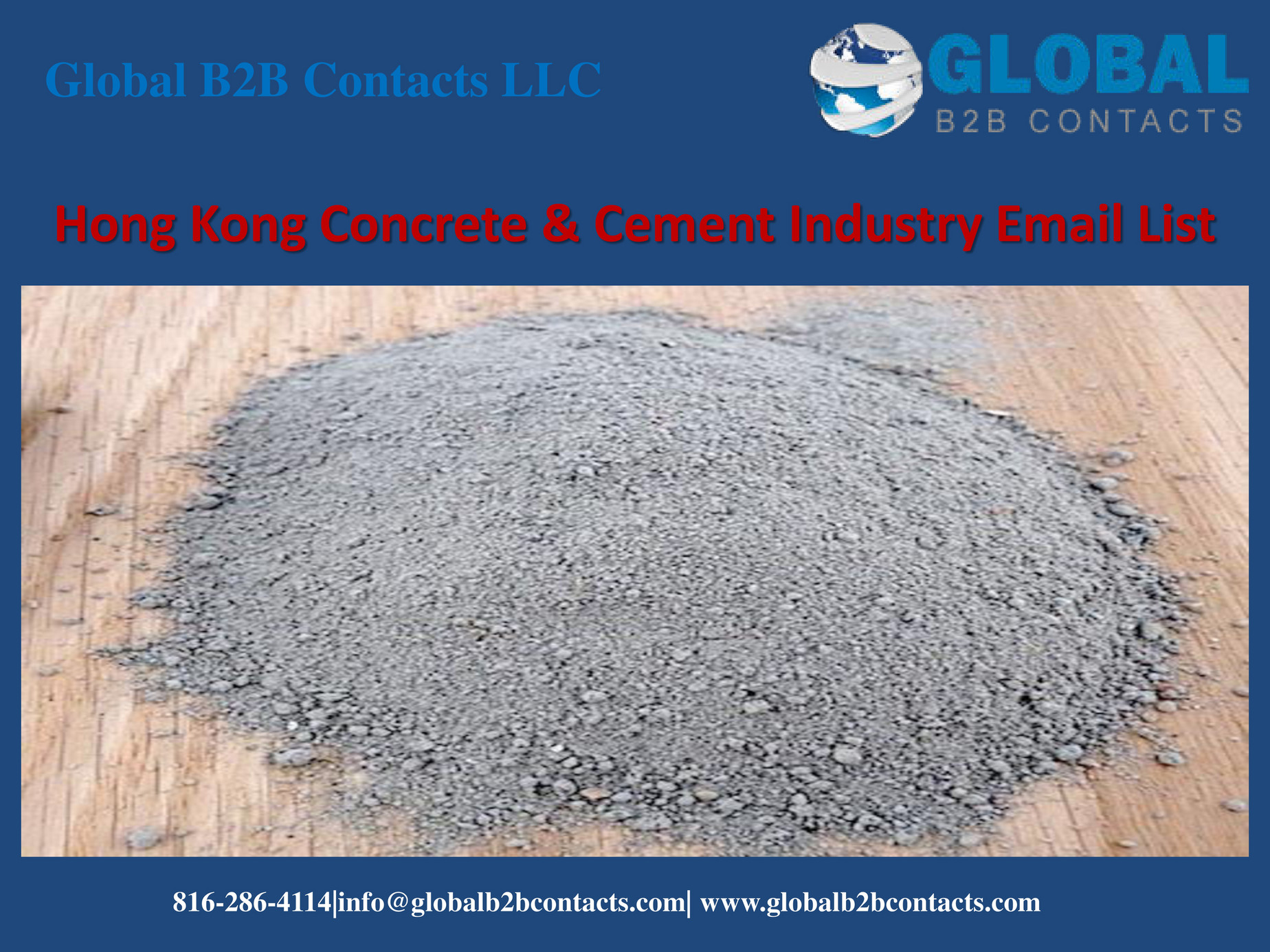 Globalb2bcontacts.LLC Hong Kong Concrete & Cement Industry Email List