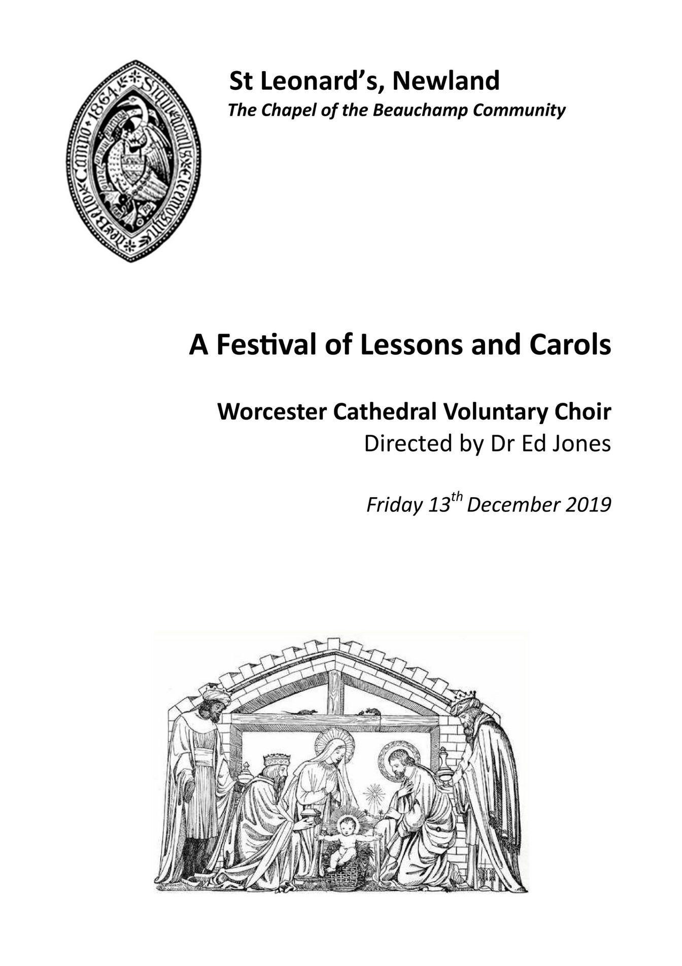 St Leonard's, Newland Festival of Lessons Final Draft Page 1