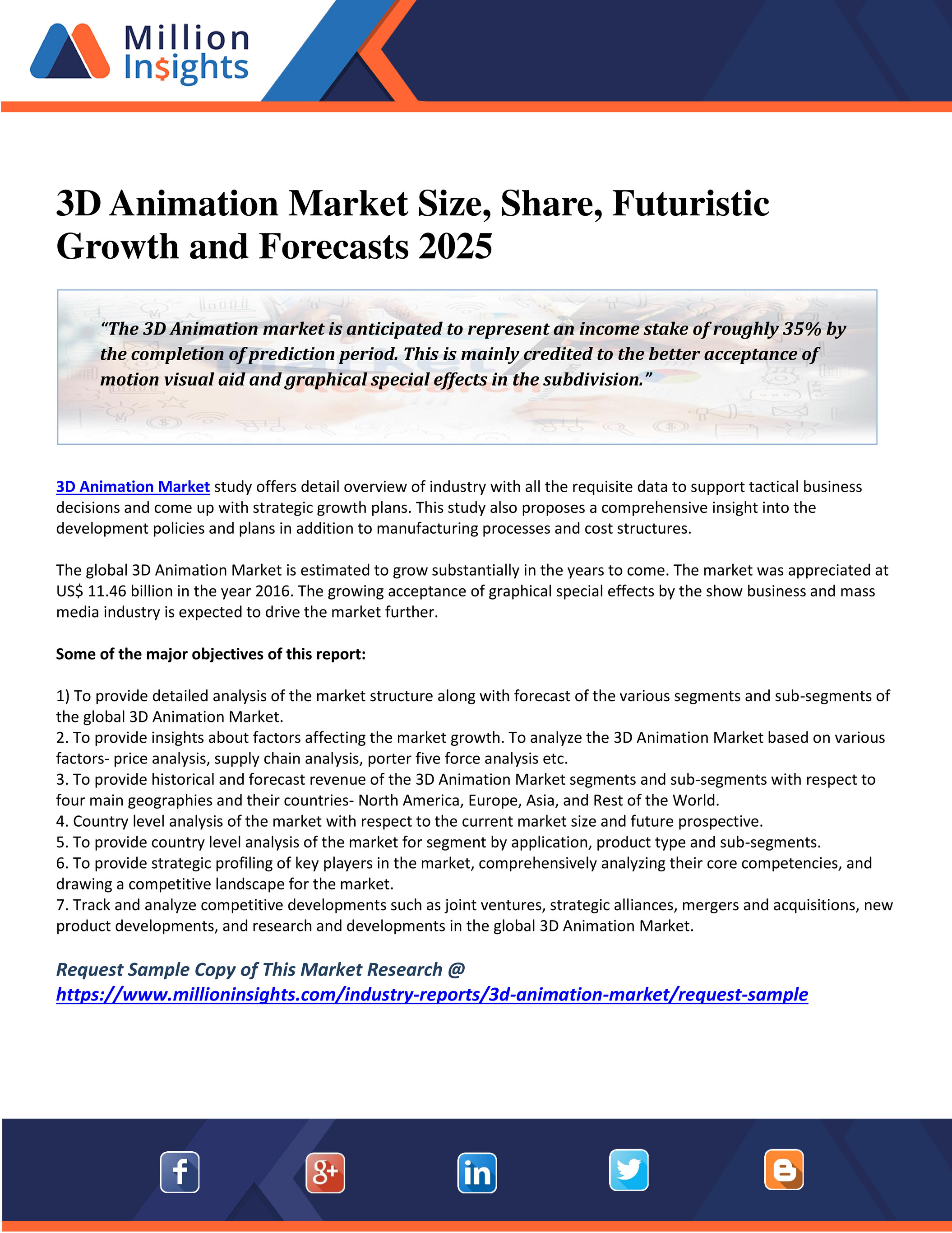 3D Animation Market Size, Share, Futuristic Growth and Forecasts 2025 -  Page 4 - Created with 