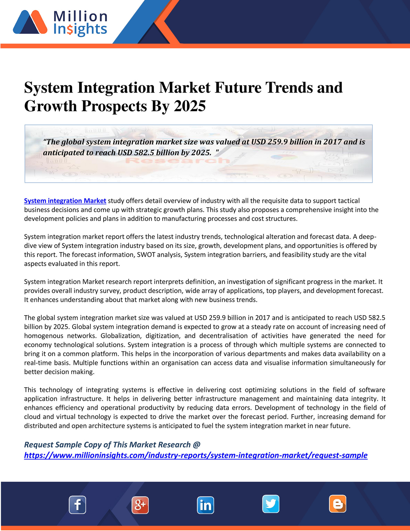 Million Insights System Integration Market Put Forth Analysis