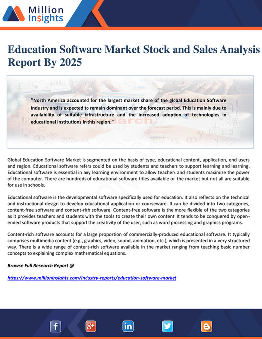 Million Insights - Education Software Market Stock and Sales Analysis ...