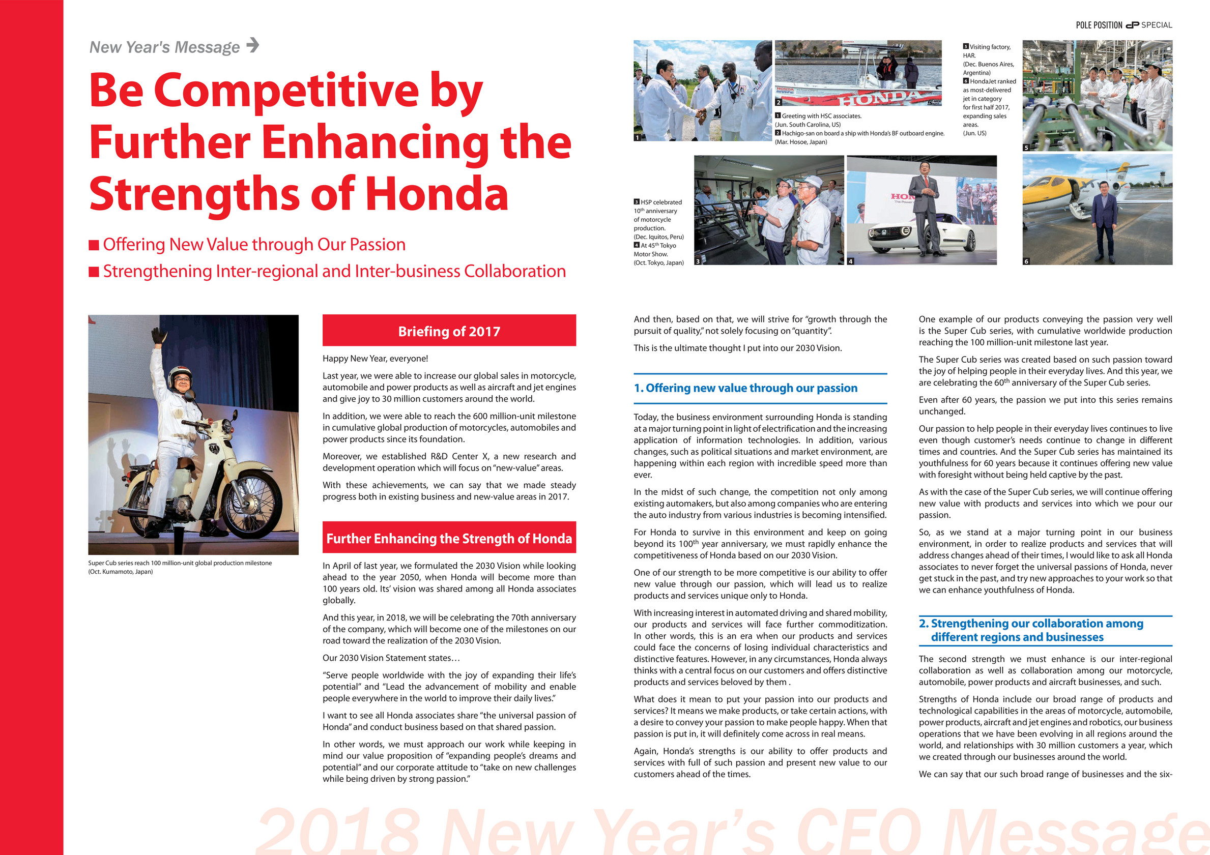 Honda - 2018NewYearMessage_EN - Page 2 - Created with Publitas.com