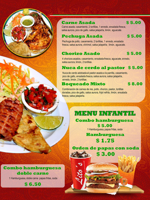 Litos Comida Mexicana - menu litos comida mexicana final - Page 4-5 ...