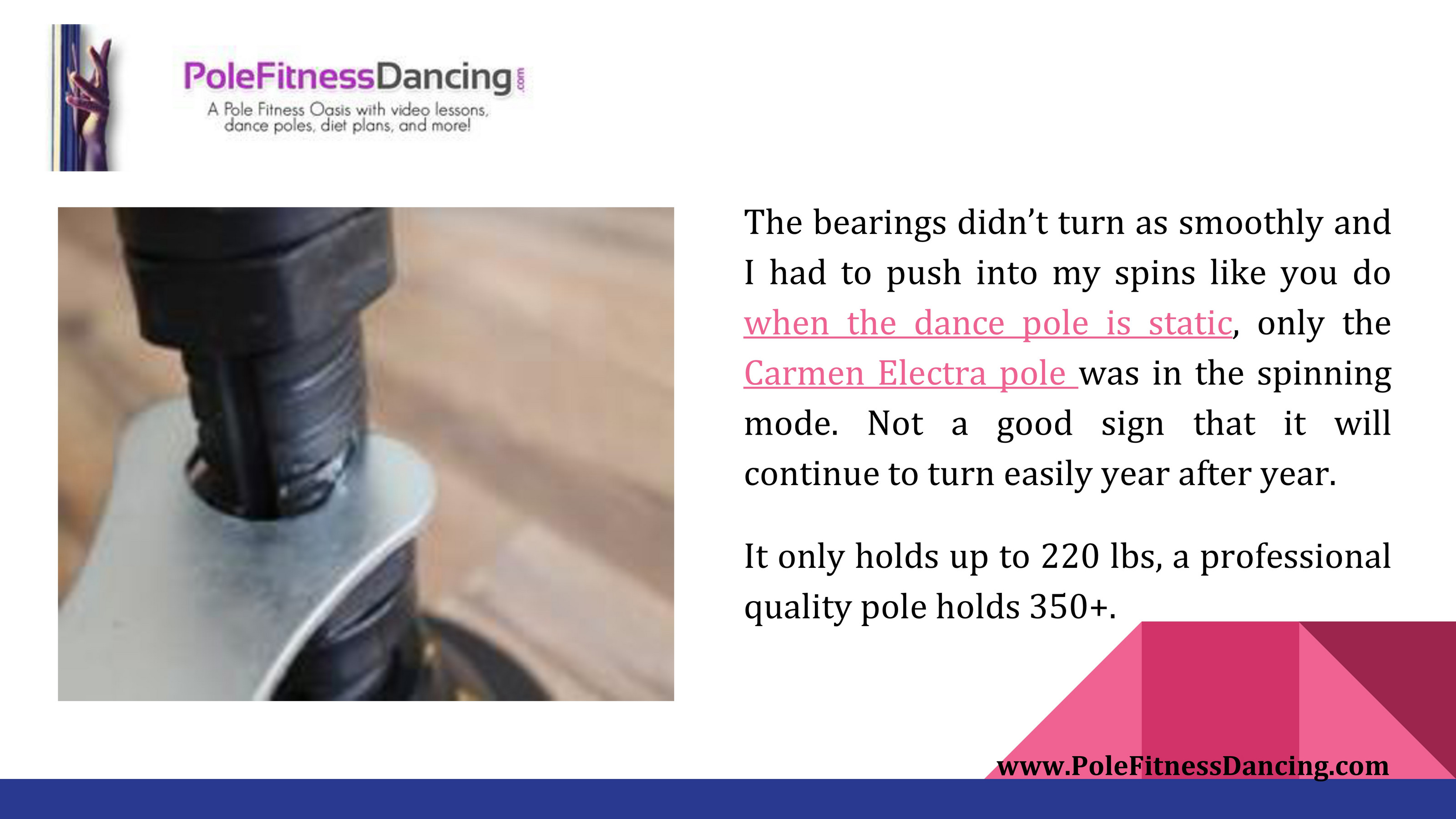 My publications - Carmen Electra dance pole review - Page 1 - Created with  Publitas.com