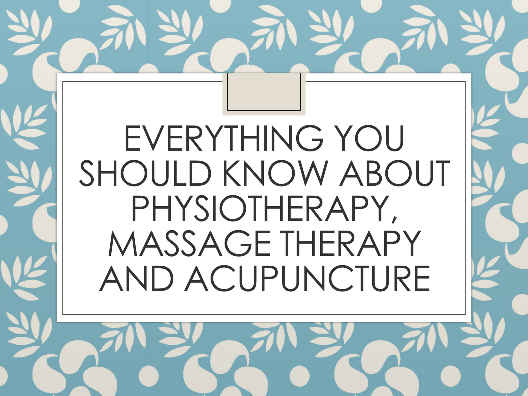 Body Restoration Everything You Should Know About Physiotherapy
