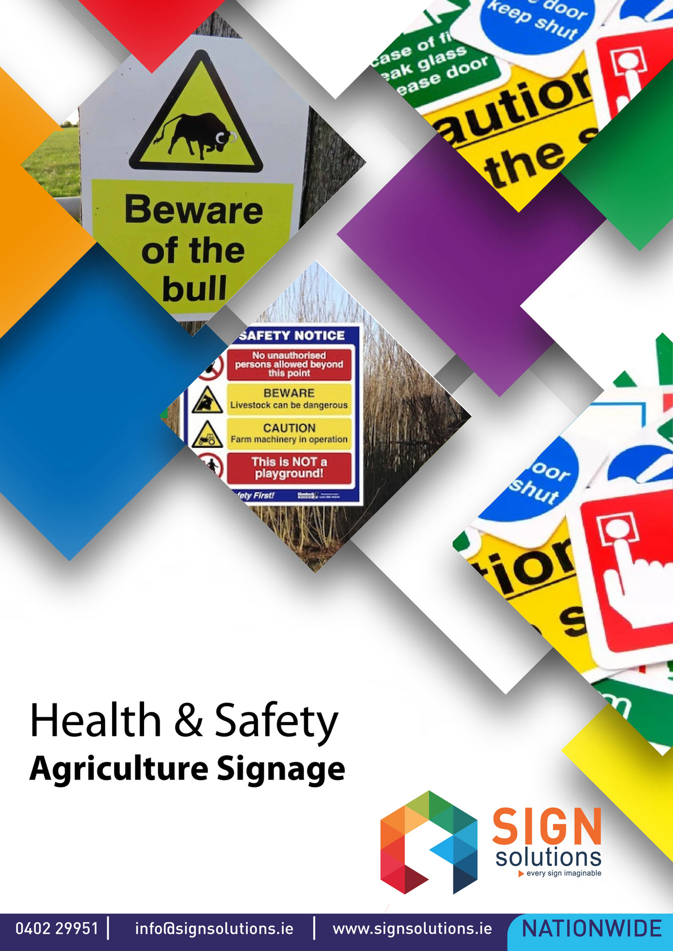 Sign Solutions Agriculture Safety Signs Page 1 Created with