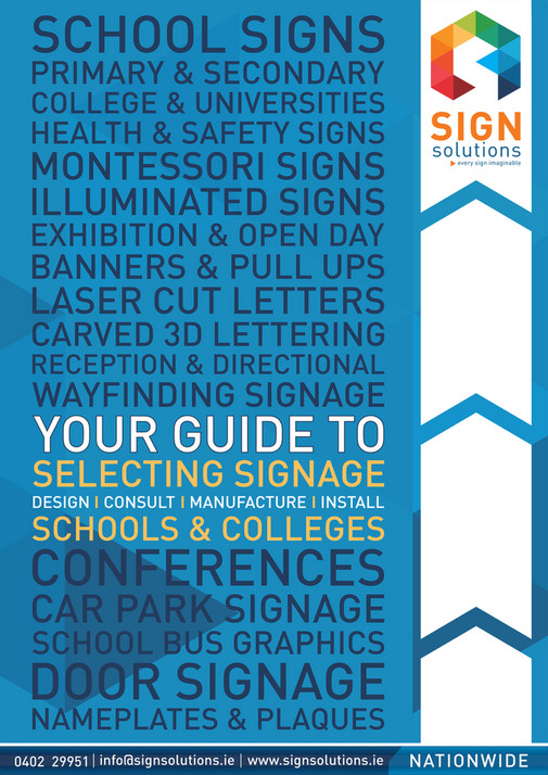 Sign Solutions - Sign Solutions School Brochure 2018 - Page 1 - Created ...