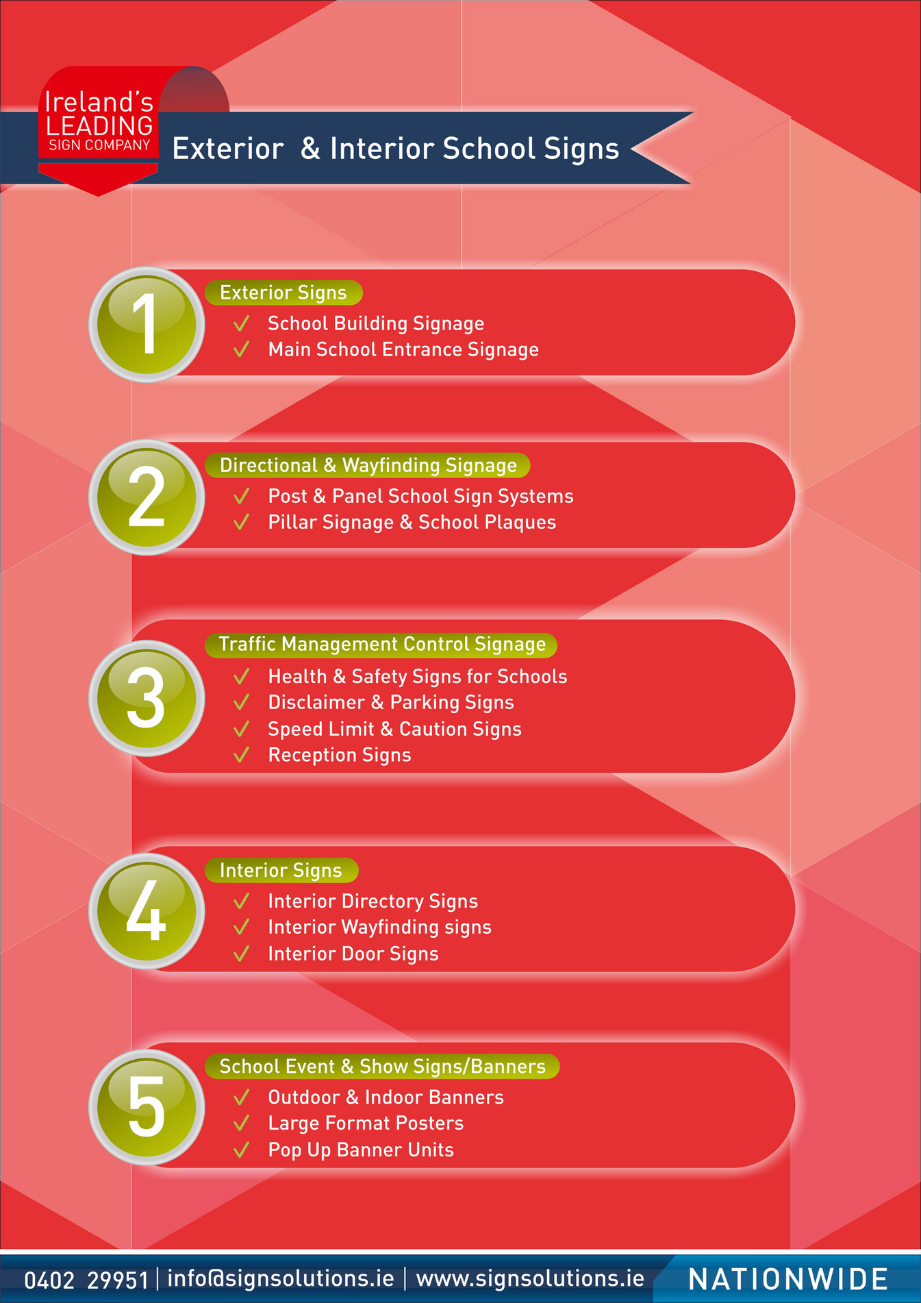 outdoor sign company on Sign Solutions Sign Solutions School Brochure 2018 Page 9 Created With Publitas Com