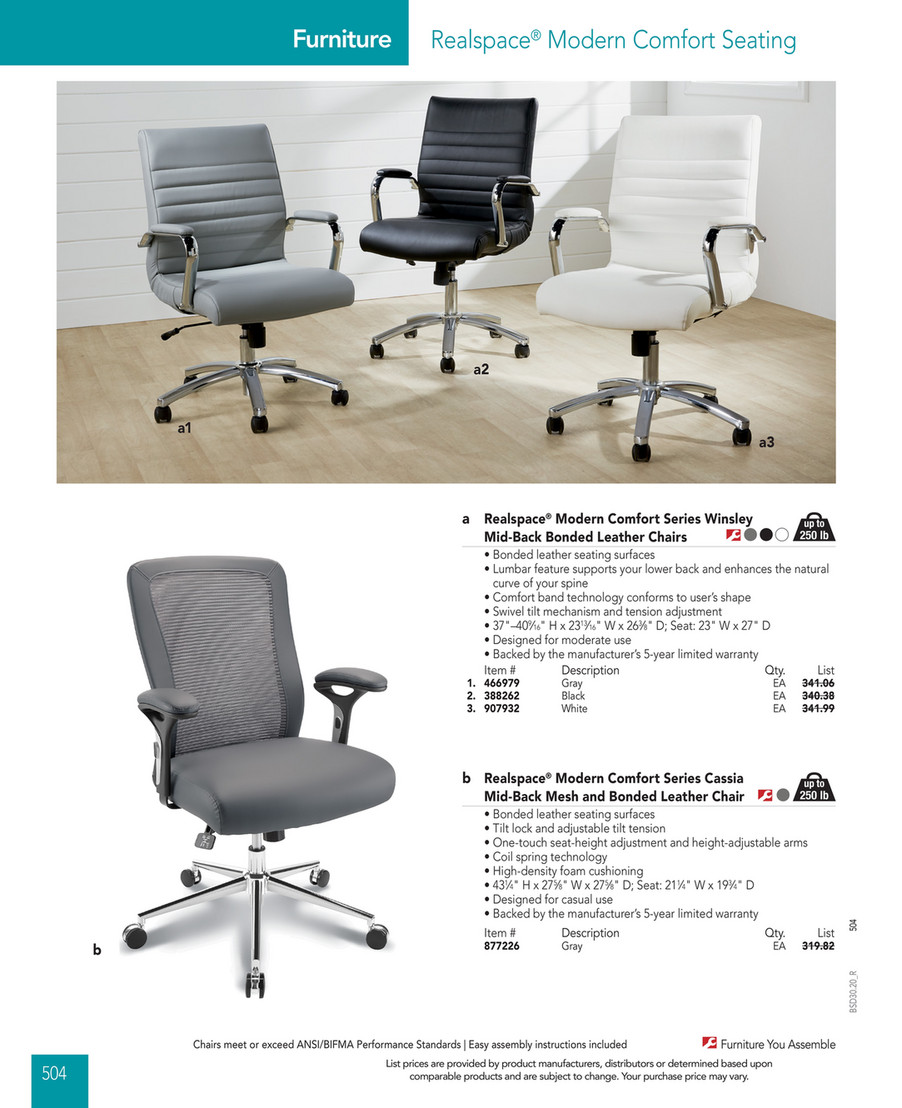 Realspace winsley manager online chair manual