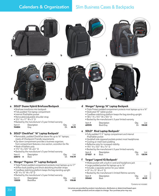 solo checkfast laptop backpack