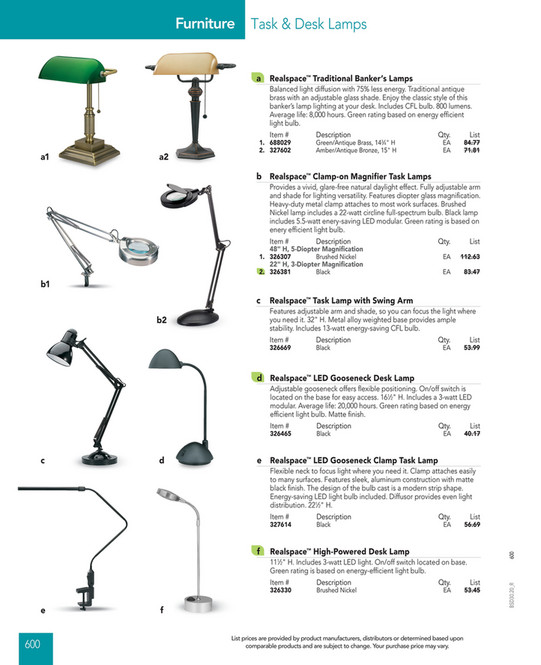 realspace led desk lamp