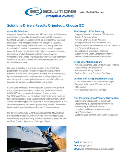 ISC Solutions - Business Reference Guide 2024 - Page 2-3