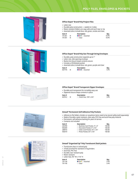 Poly File Penn State General Stores - Office, Cleaning & Breakroom Products ...