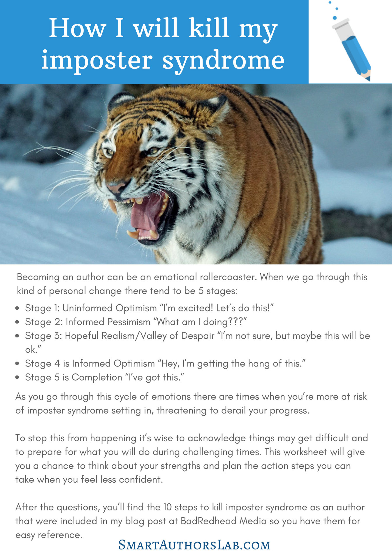 SmartAuthorsLab Kill imposter syndrome worksheet Page 5 Created SmartAuthorsLab Kill imposter syndrome worksheet Page 5 Created