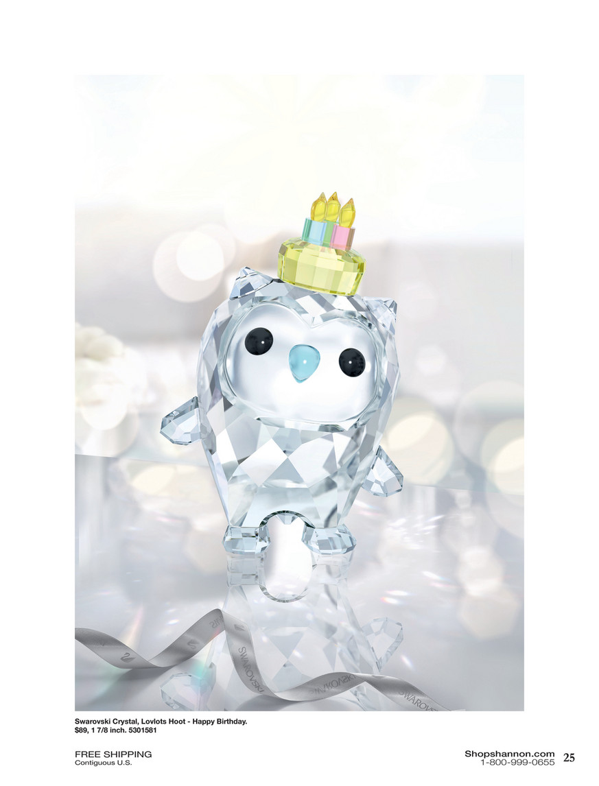 スワロフスキーHoot Happy Holidays 2018年度限定生産品