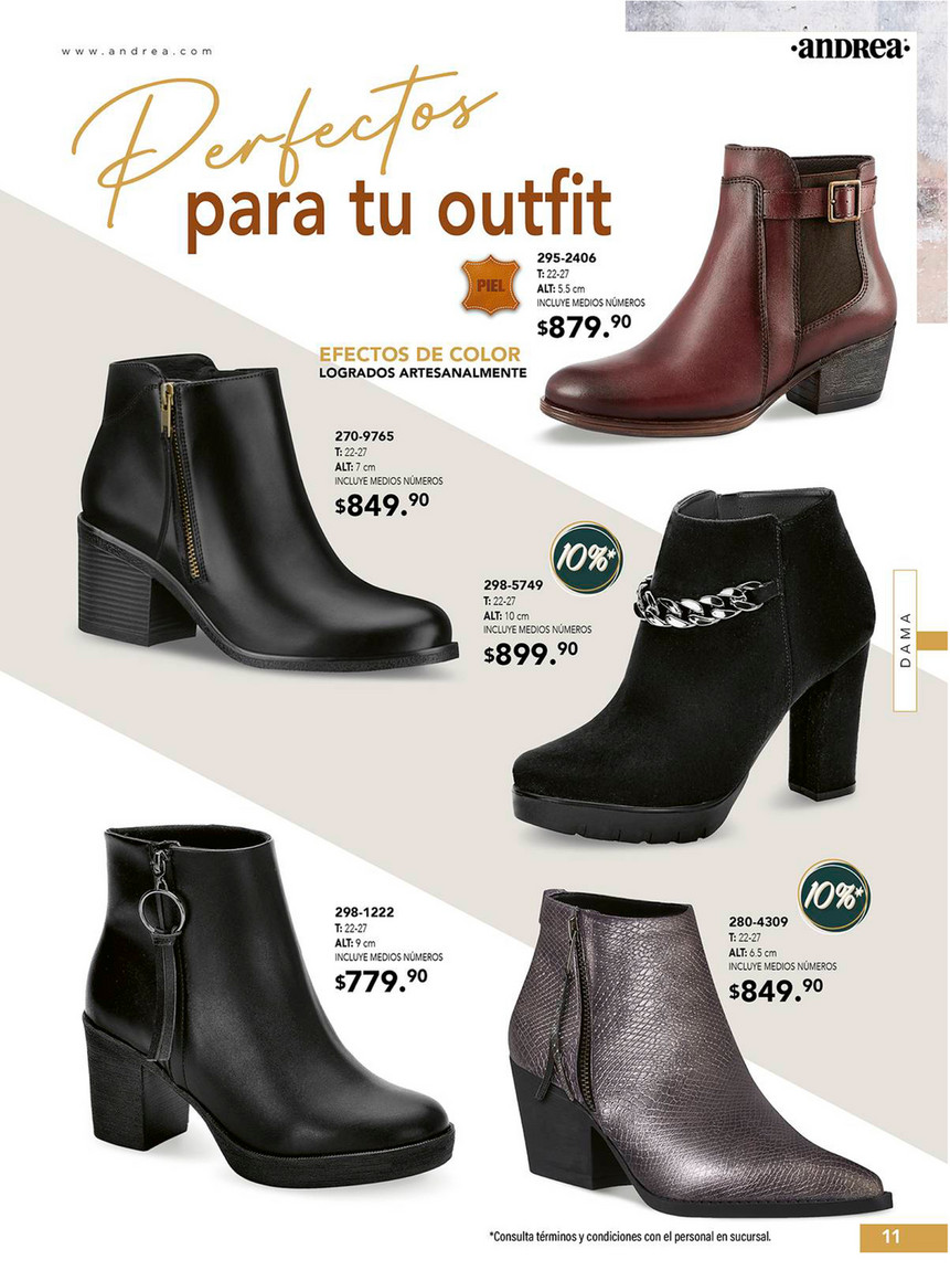 Catalogo price shoes botas best sale dama 2020