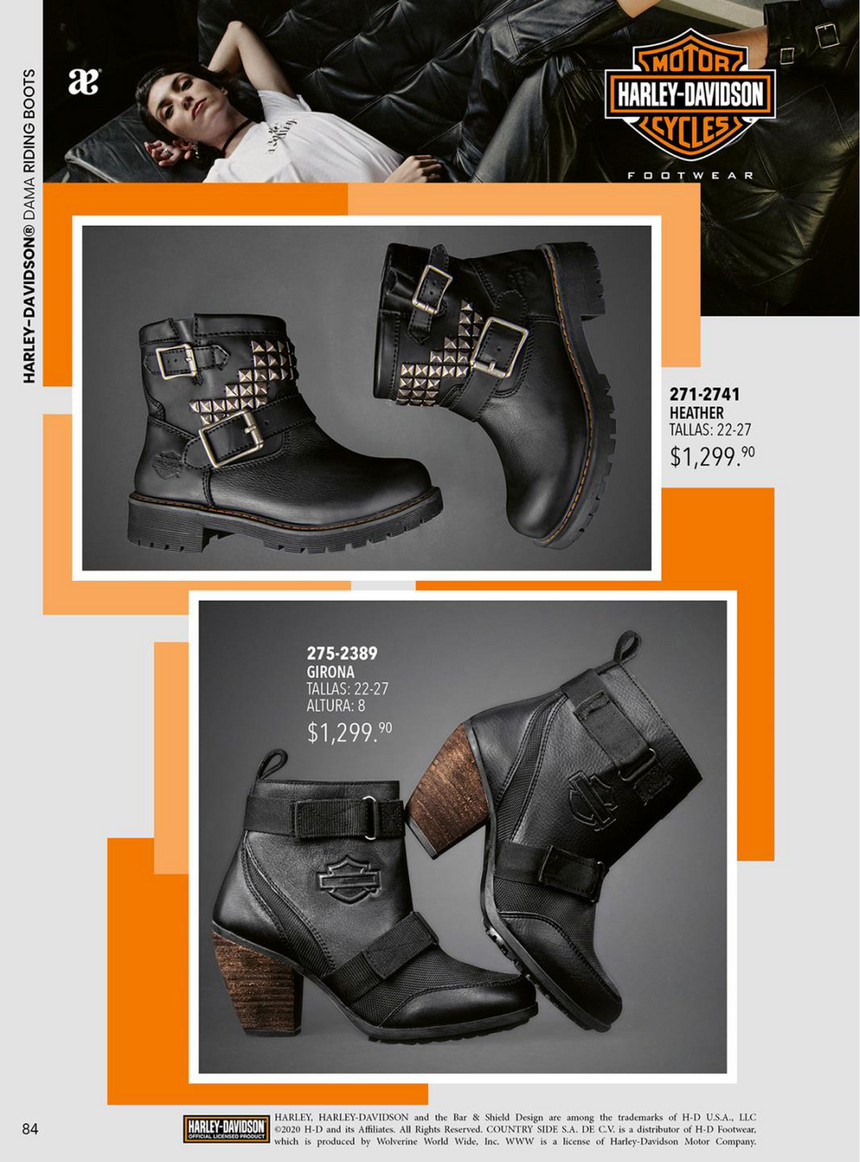 Botas harley davidson discount andrea