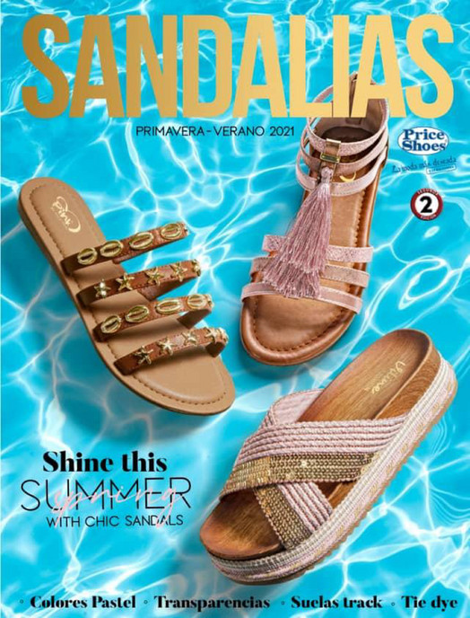 Catalogo Price shoes sandalias 2021