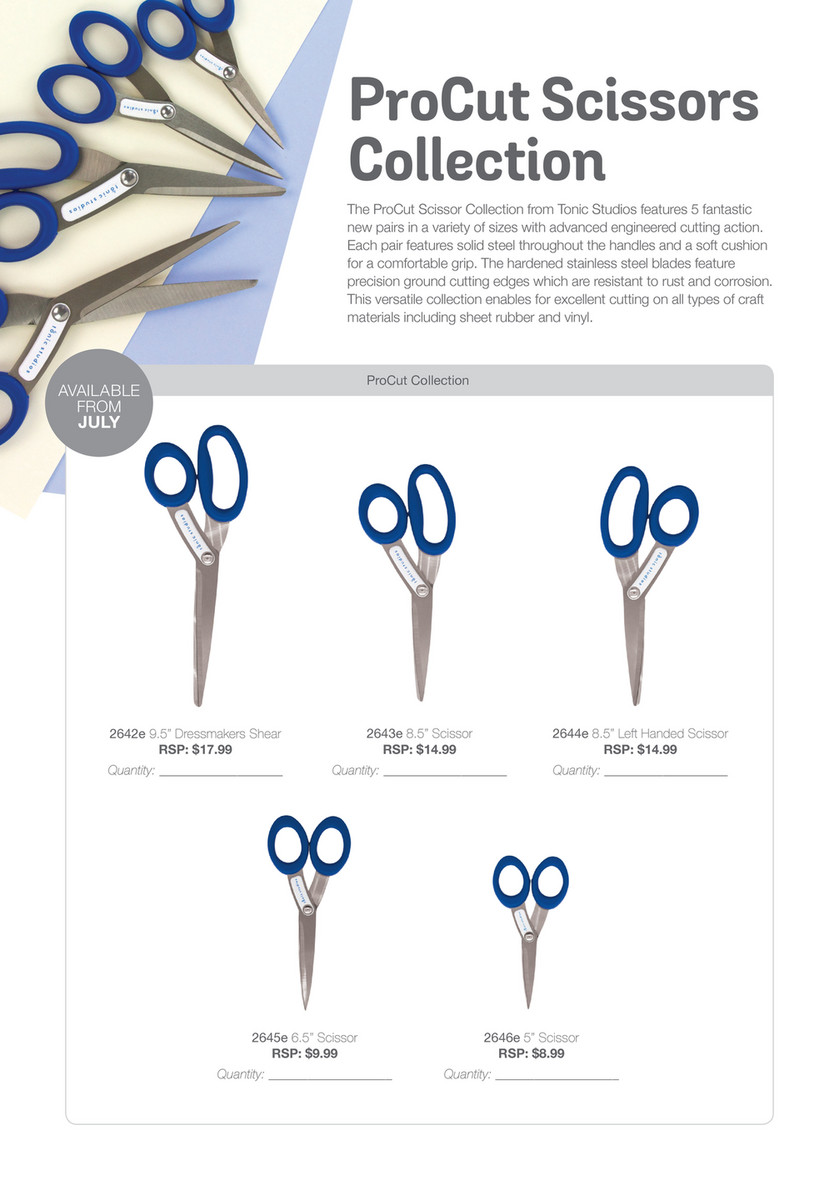 Tonic Studios Precision Collection Scissors 8.5 Left Handed