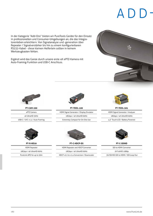 PureLink Catalogue 2022 | Install. Connect. Perform. - Page 186-187 ...
