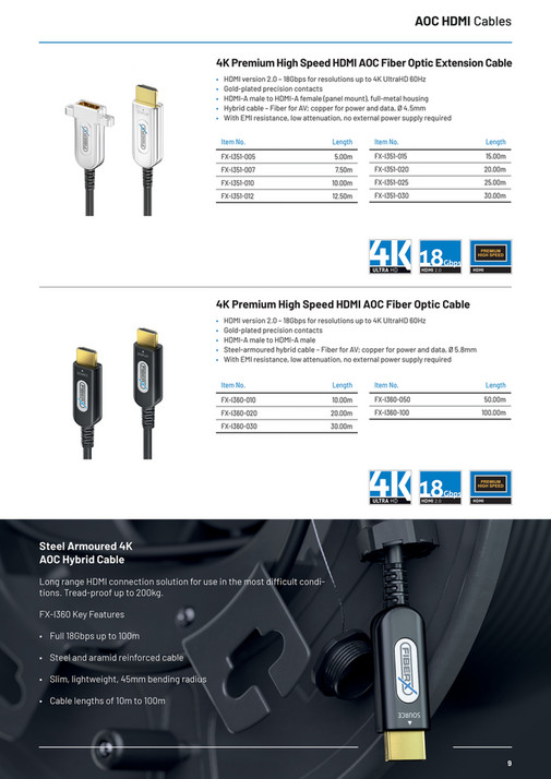 PureLink GmbH | AOC - Active Optical Cables - Page 8-9 - Created with ...