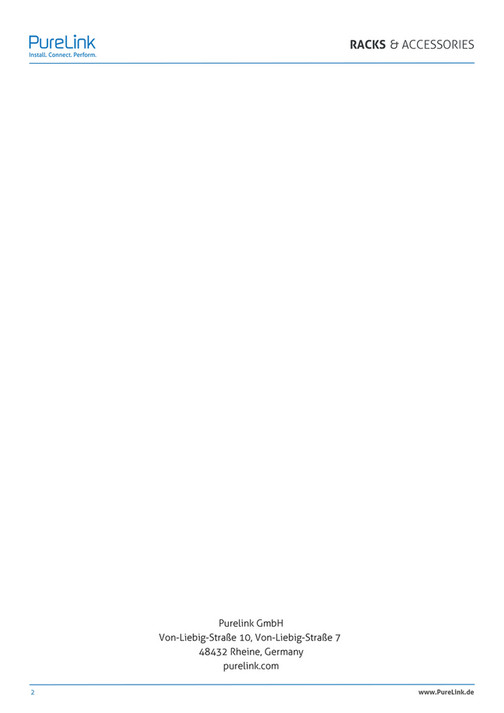 PureLink GmbH - PureLink_Rack_Catalogue - Page 2 - Created with ...