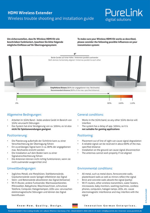 PureLink GmbH - CSW-Troubleshooting and InstallationGuide - Page 1 ...