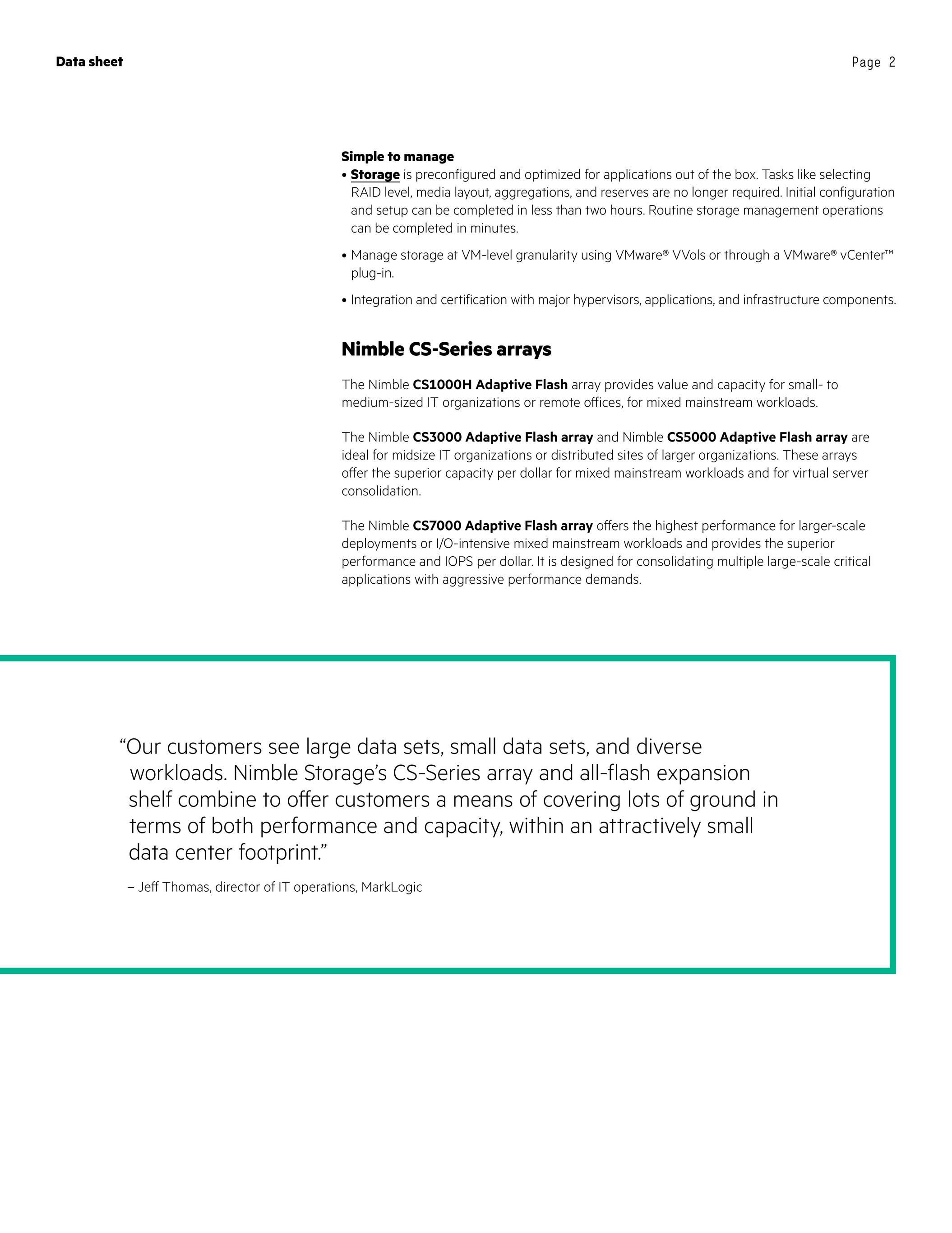 Port P Hpe Nimble Storage Adaptive Flash Array Datasheet Page 1 Created With Publitas Com