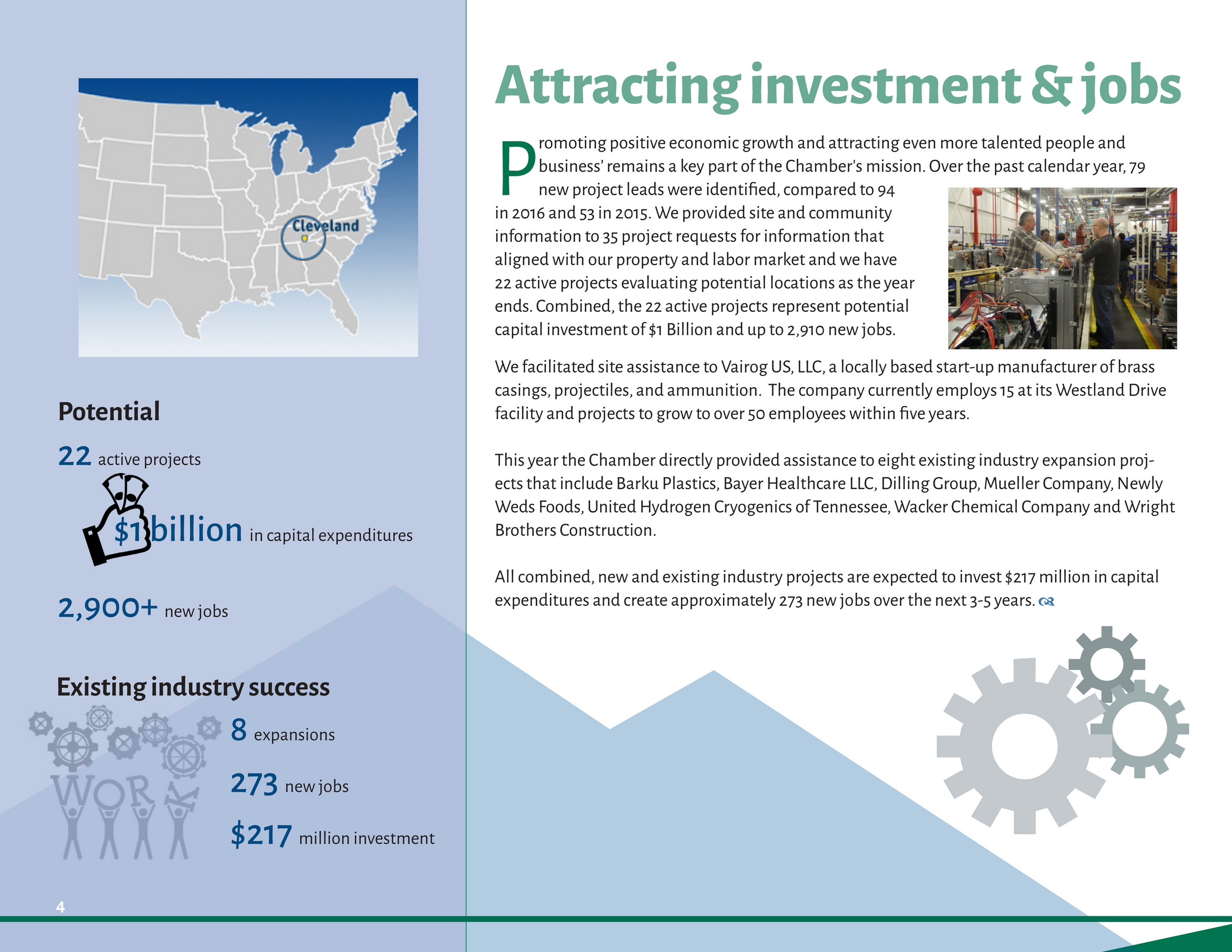 Cleveland Bradley Chamber Of Commerce 2017 Annual Report Page 4 5