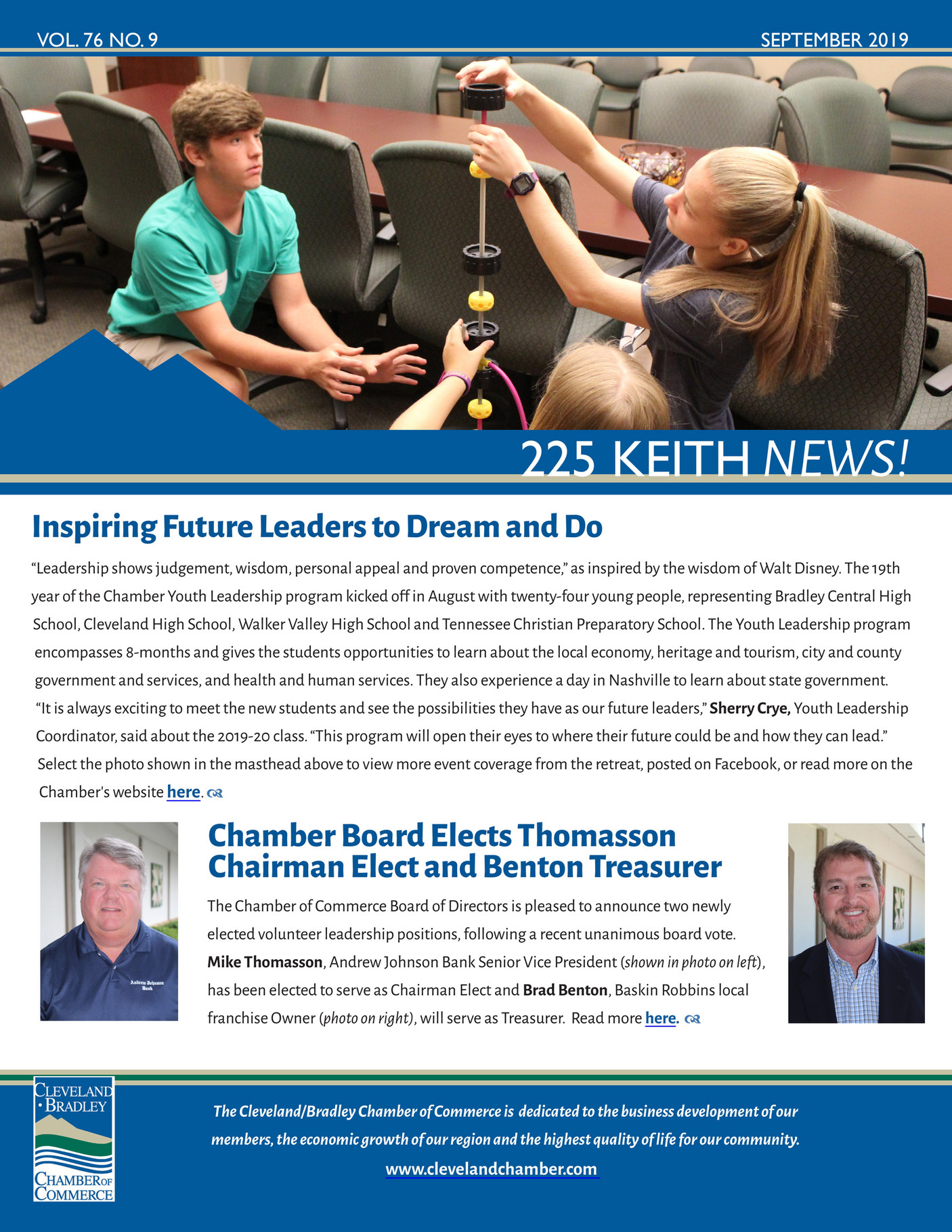 Clevelandbradley Chamber Of Commerce 225keithnewssept2019 Page 1 