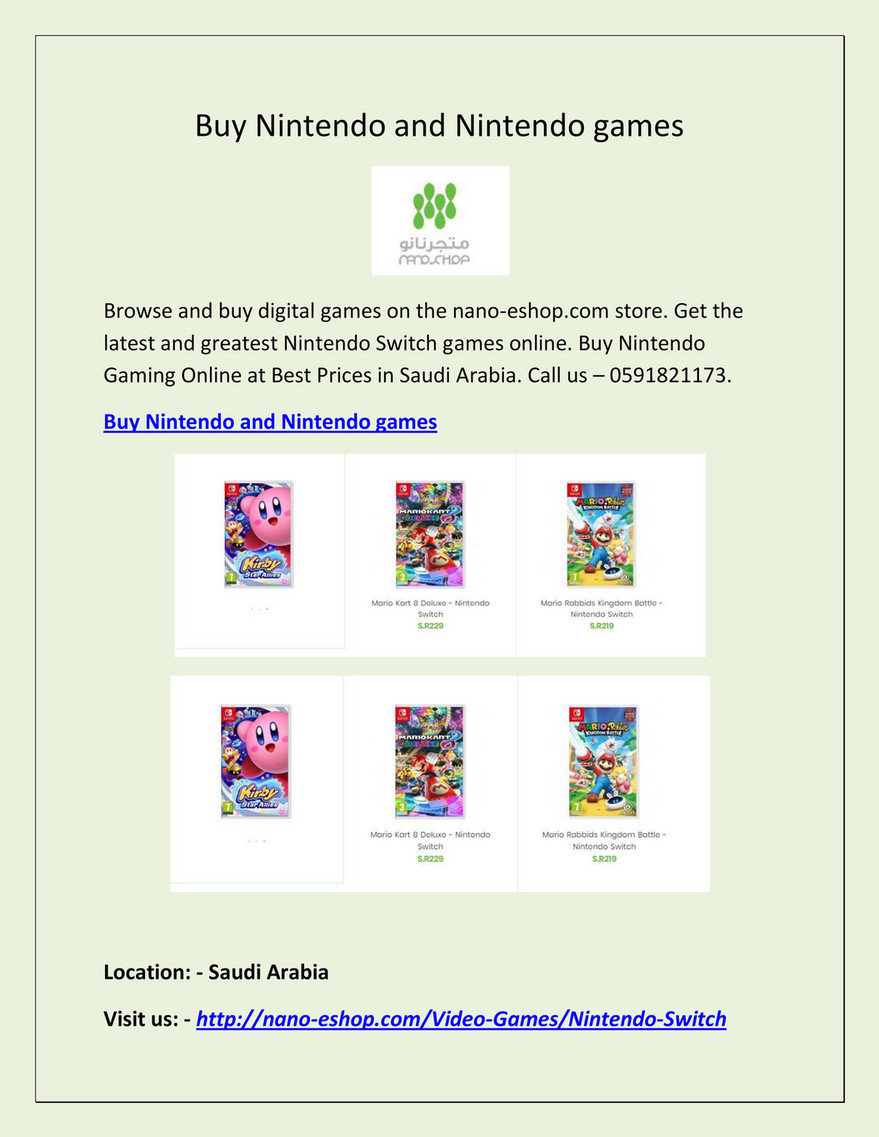 buy digital games nintendo switch
