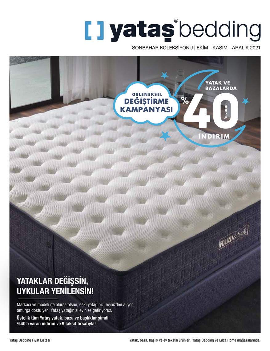 Yatas Bedding Yatak Baza Baslik Fiyat Listesi Sayfa 1 Created With Publitas Com