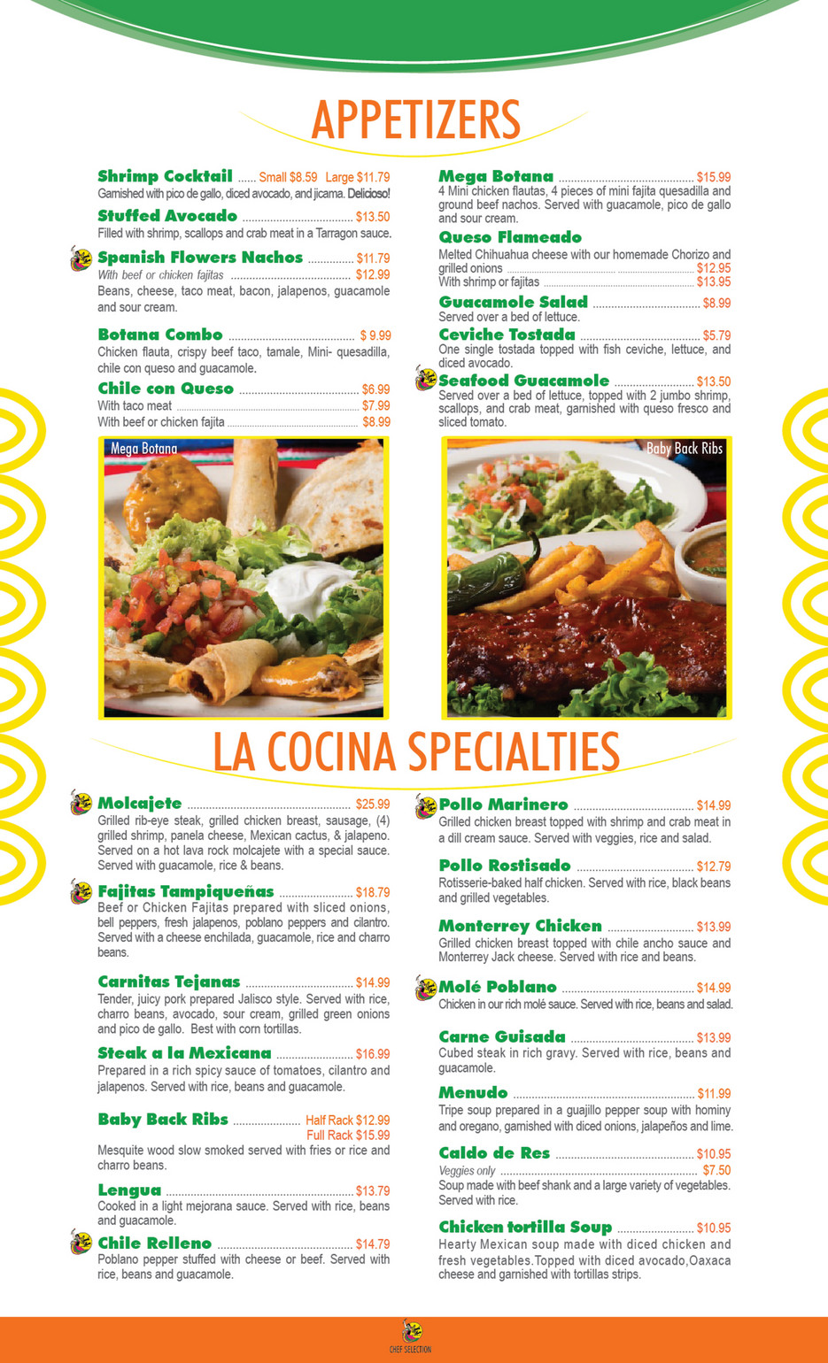 spanish appetizers menu