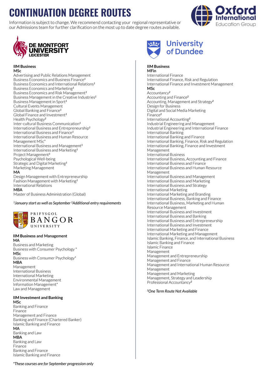 Oxford International Education Group Oieg Online Pre Masters Continuation Degrees Page 1 Created With Publitas Com