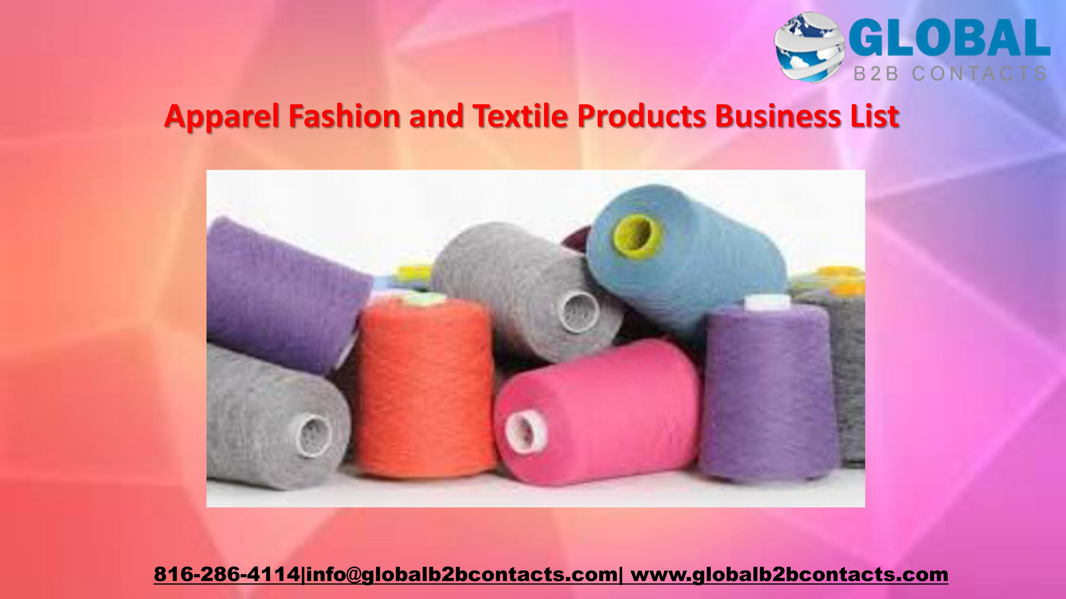 Globalb2bcontacts Apparel Fashion and Textile Products Business List