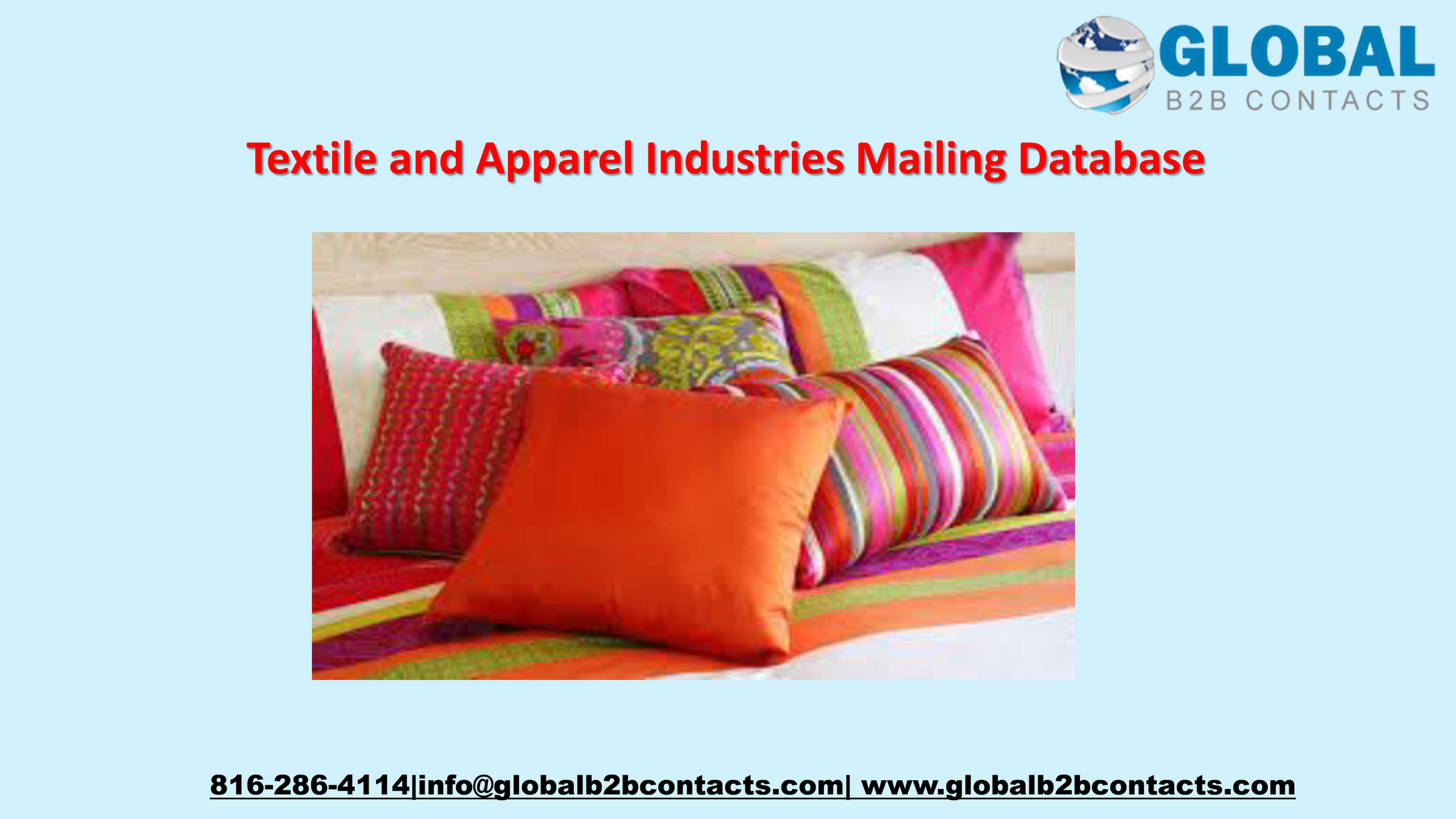 Globalb2bcontacts Textile and Apparel Industries Mailing Database
