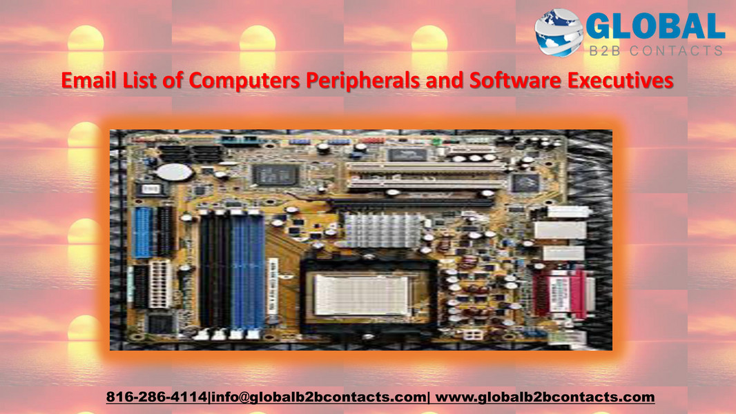 Globalb2bcontacts - Email List of Computers Peripherals and Software ...